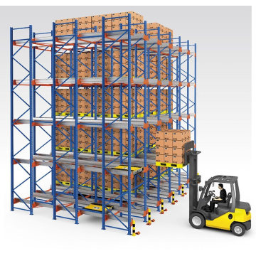 The Food Industry Custom Q235B Pallet Runner Rack Radio Shuttle Racking OEM